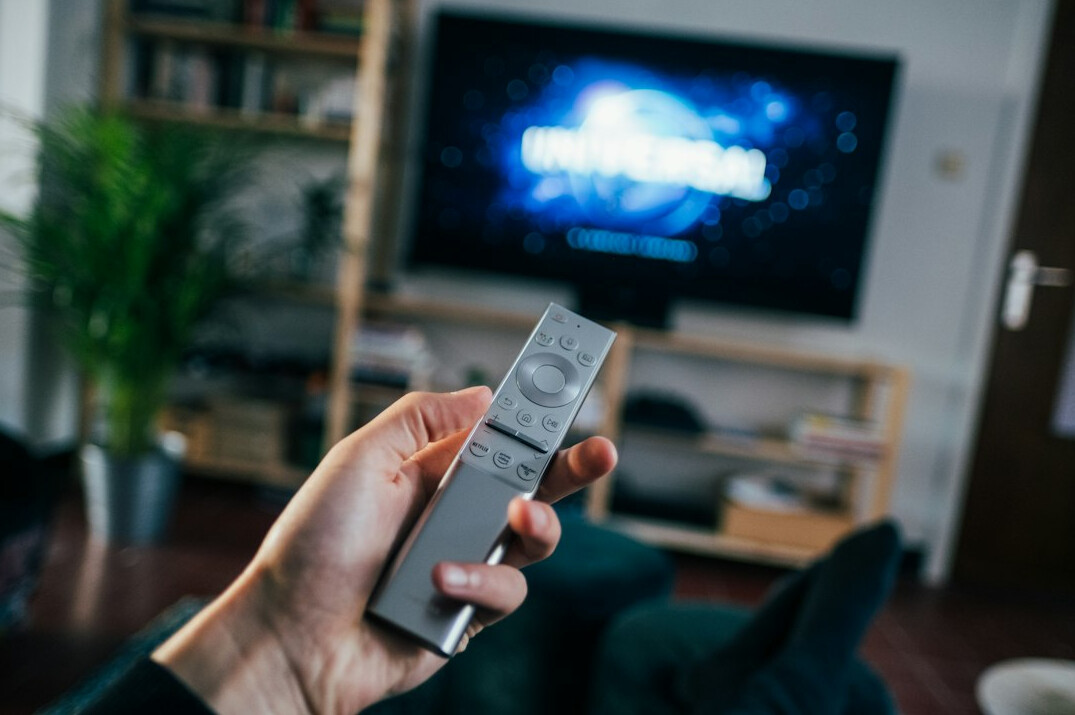 person enjoying classic tv